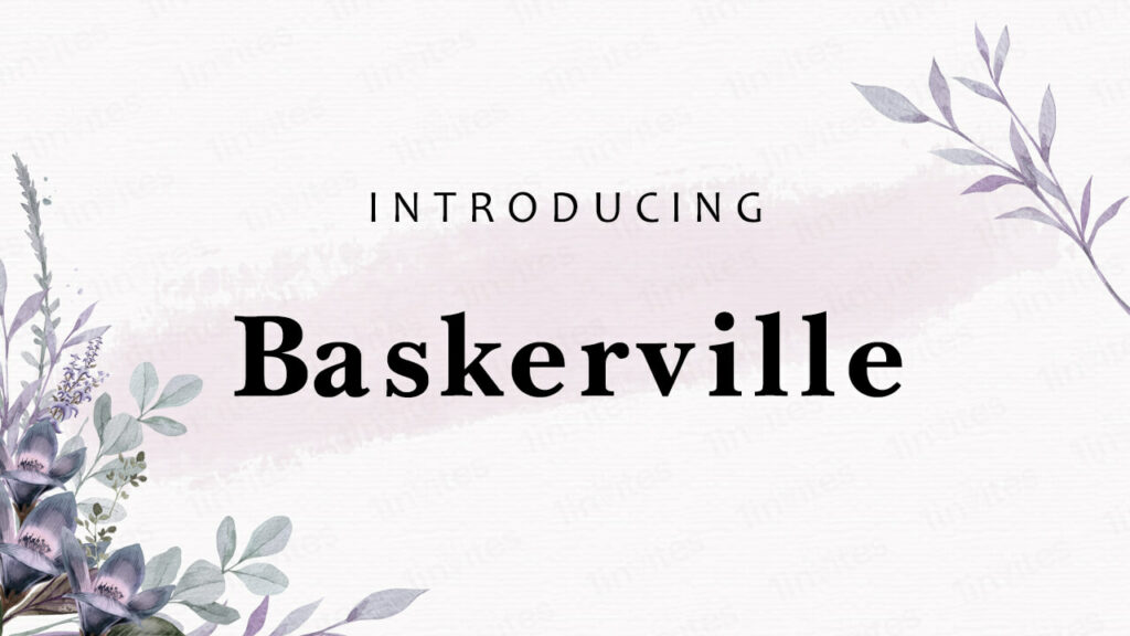Baskerville Fonts