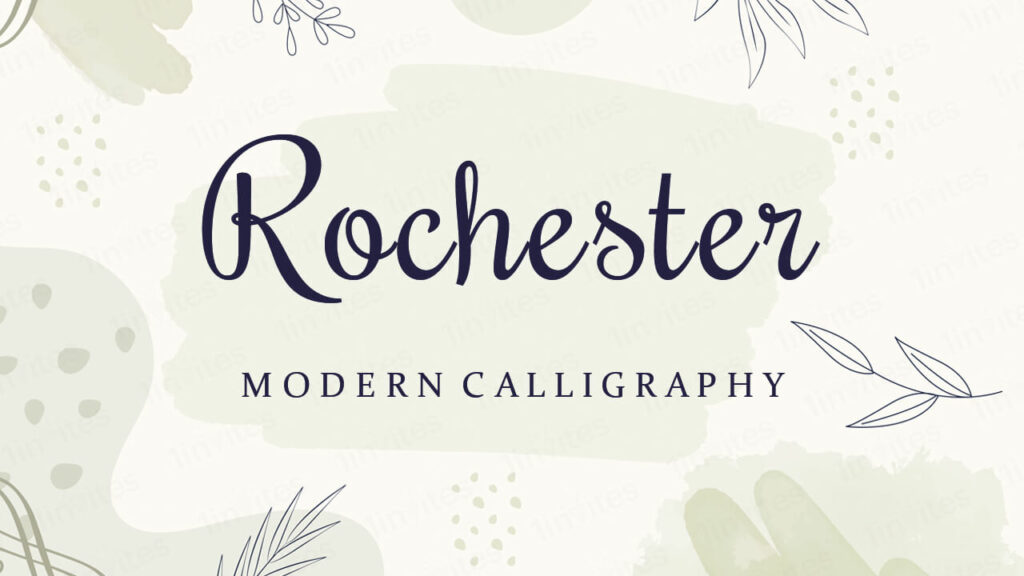 Rochester Fonts