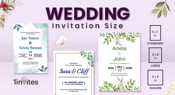 Wedding Invitation Size