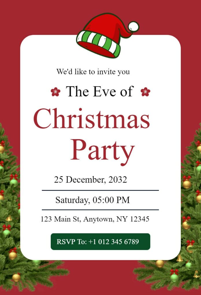 Eve Party Invitation Templates