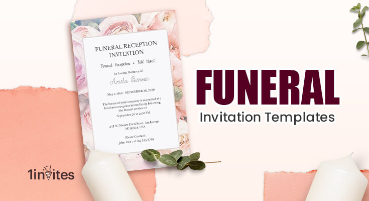 funeral invitation templates