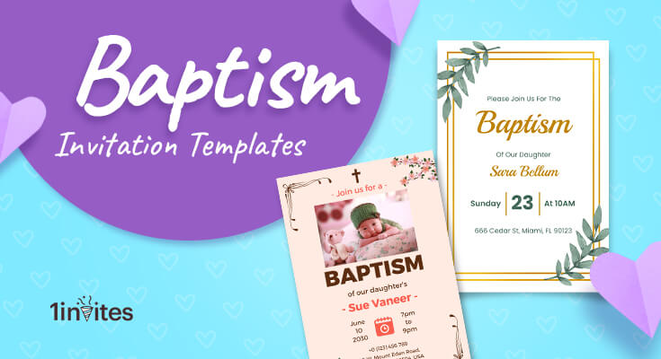 Baptism Invitation Templates