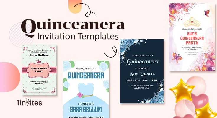 Quinceanera Invitation Templates