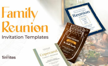 Family Reunion Invitation Templates