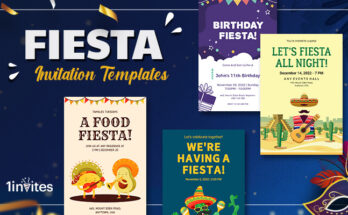 Fiesta Invitation Templates
