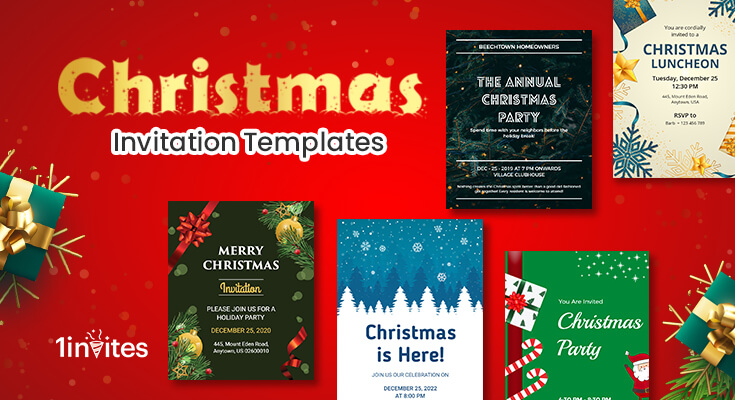 Christmas Invitation Templates