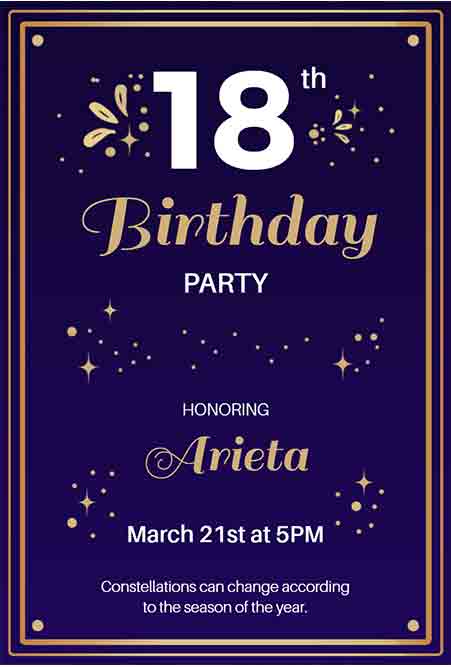 18th Invitation Templates 30  Free 18th Birthday Invitation Templates