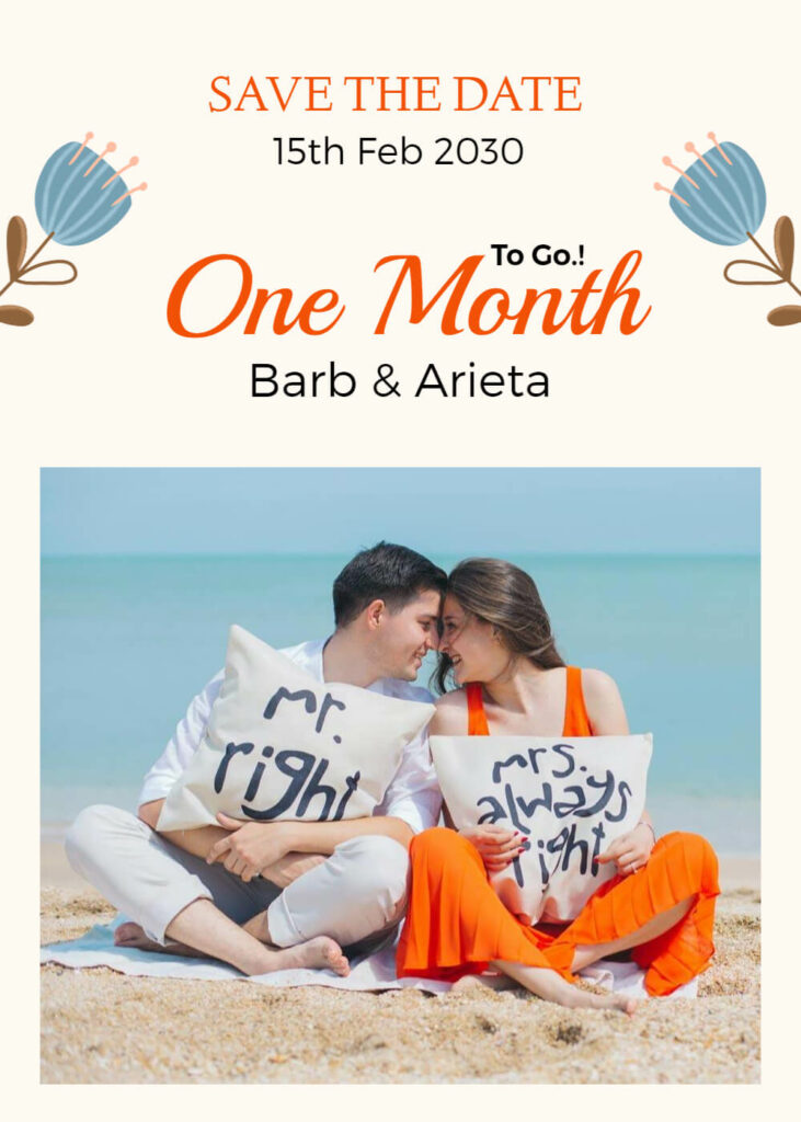 Seashell Save The Date Invitation