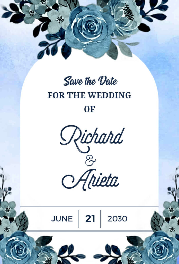 Winter Save The Date Invitation