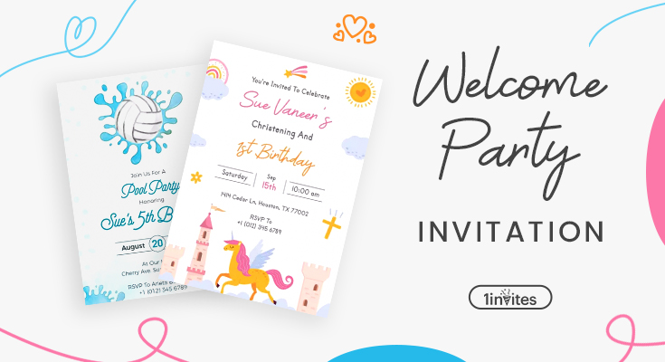 Welcome Party Invitation