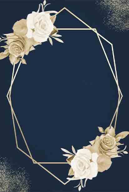 Floral Wedding Card Template