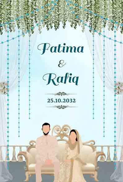 Muslim Wedding Invitation