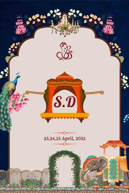 Traditional Wedding Invitation