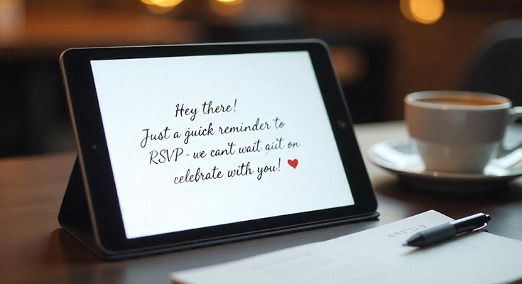 Gentle Ways to Remind Guests to RSVP Without Being Annoying