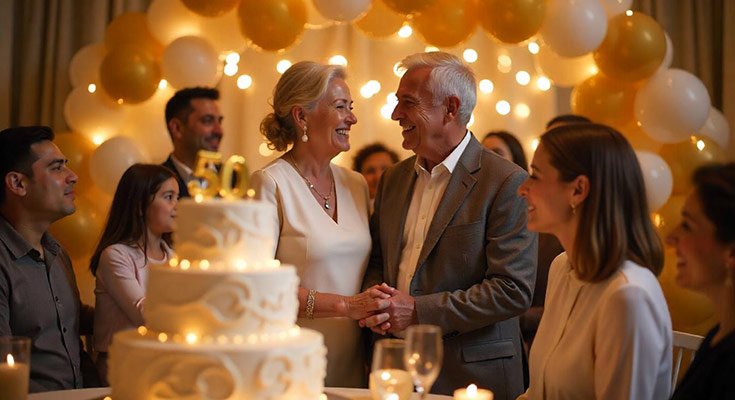 50th Anniversary Invitation Templates