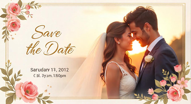 Photo save the date cards