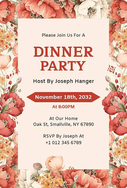 Elegant Autumn Dinner Design With Warm Floral Arrangements and Rich Seasonal Colors