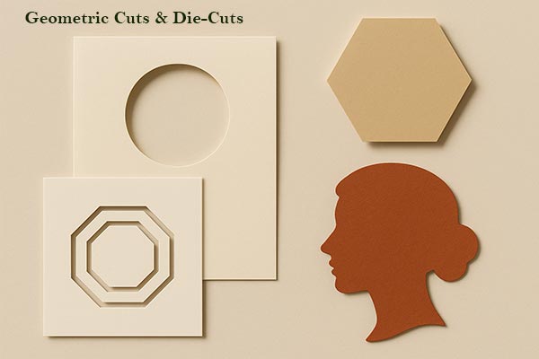 Geometric Cuts & Die-Cuts
