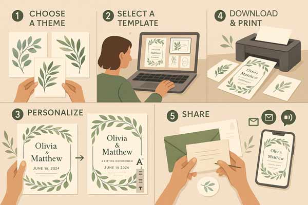 How Can You Design Your Dream Greenery Wedding Invitations