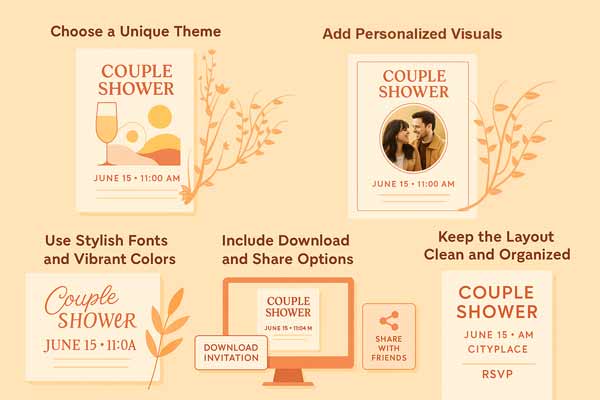 How Can You Make Your Couple Shower Invitation Stand Out