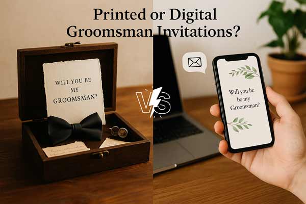 Is It Better To Send Digital Or Printed Groomsman Invitations
