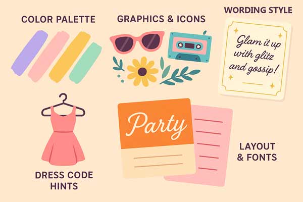 Kitty Party Invitation Should Match The Party Theme