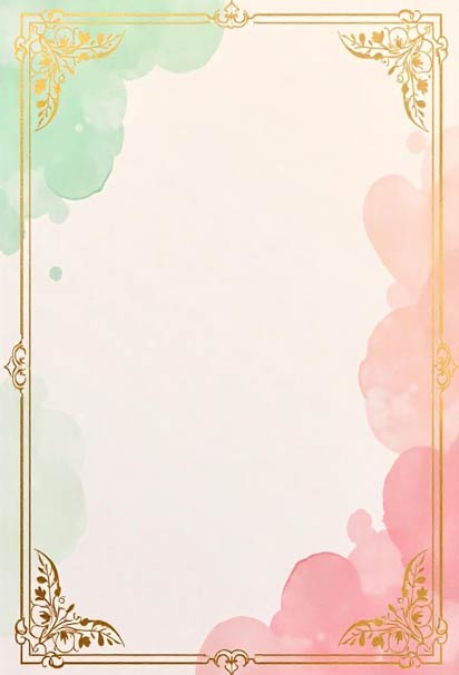 Pastel Palettes with Gold Accents Haldi Ceremony Invitation