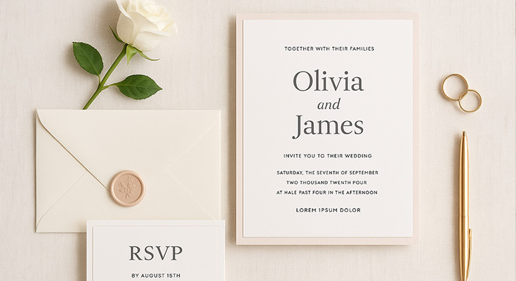 Simple Wedding Invitation Templates Free Download