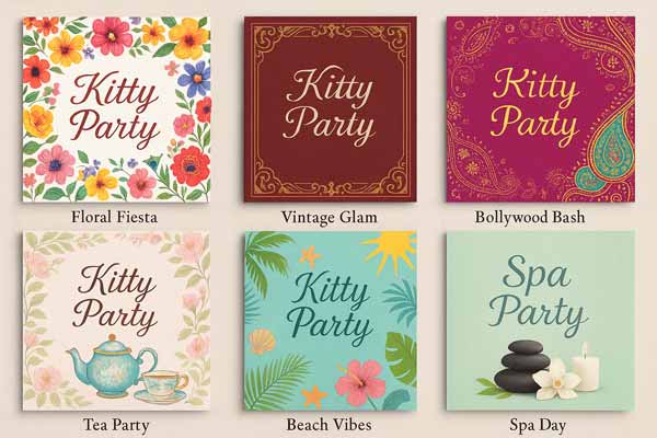Some Popular Kitty Party Themes You Can Reflect In The Invitation
