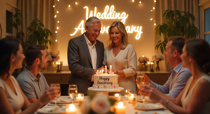 Wedding Anniversary Invitation Templates