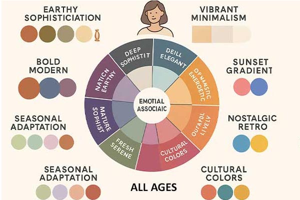 Evolving Color Palettes for Birthday Celebrations Featuring Trending Hues and Thematic Combinations for Invitations