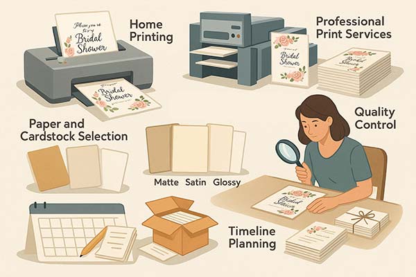 Best Printing And Production Methods For DIY Invitations