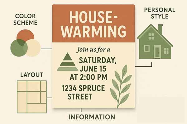 Key Elements That Make a Housewarming Invitation Design Visually Appealing and Informative