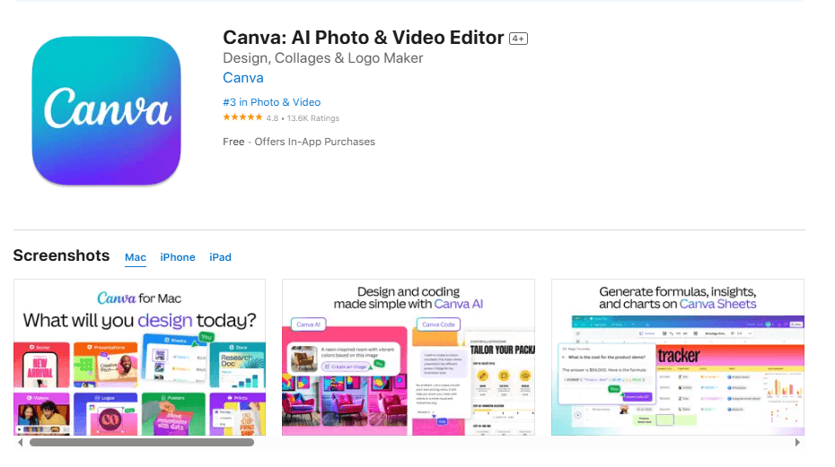 Canva Logo in Blue and White Representing Online Graphic Design and Invitation-Making Platform