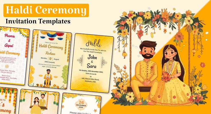Haldi Ceremony Invitation Templates