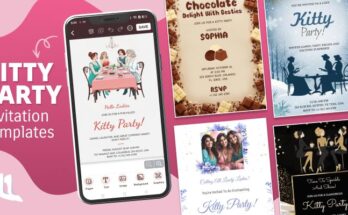 Kitty Party Invitation Templates
