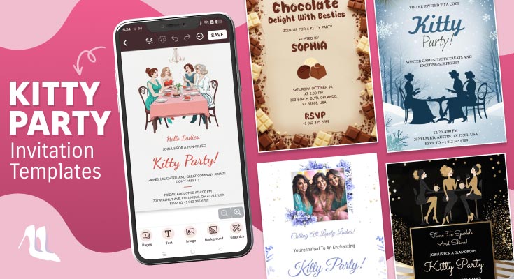 Kitty Party Invitation Templates