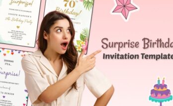Surprise Birthday Invitation Templates