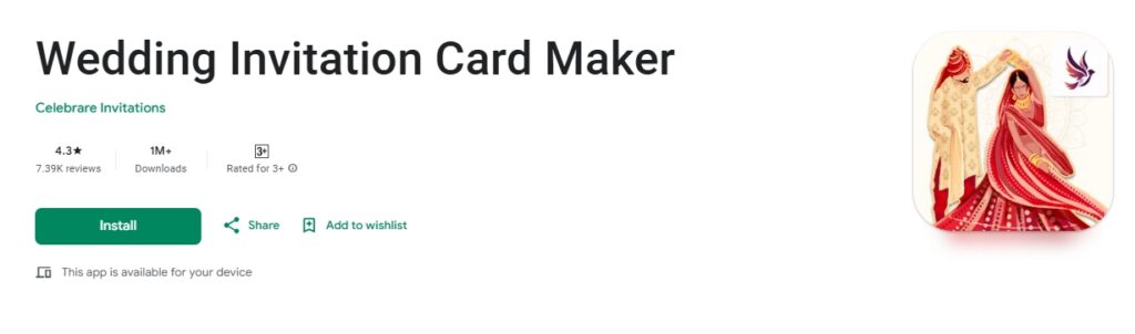 Wedding Invitation Cards Maker App Showcasing Cultural and Traditional Wedding Invitation Designs