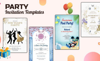100+ Free Party Invitation Templates [Customizable & Ready to Use]