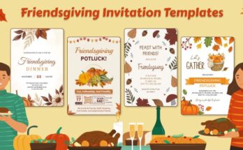 10+ Friendsgiving Invitation Templates - Design Ideas & Trends