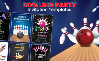 25+ Bowling Party Invitation Templates - Design Ideas & Trends