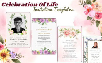 Celebration of Life Invitation Templates - Design Ideas & Trends