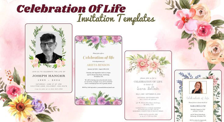 Celebration of Life Invitation Templates - Design Ideas & Trends