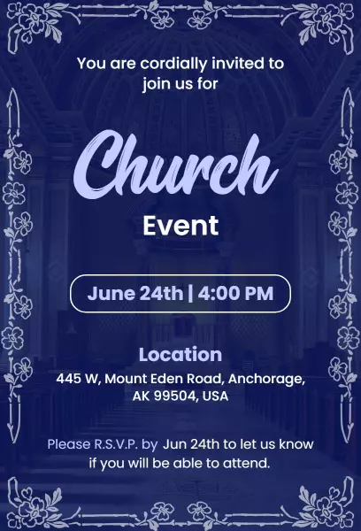 Church Event Invitation