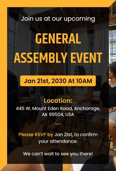 General Assembly Event Invitation