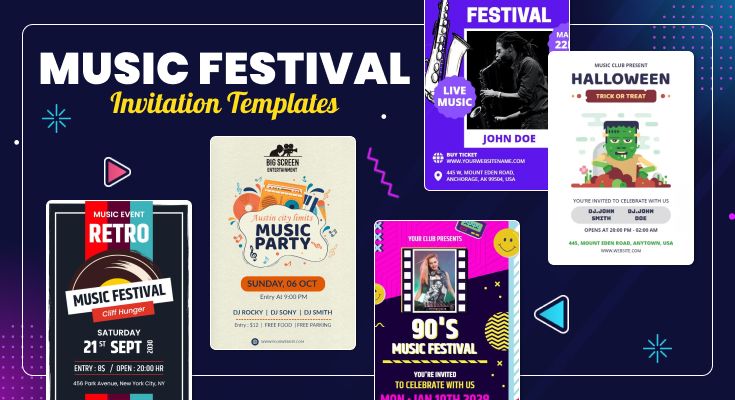 Top Music Festival Invitation Templates - Design Ideas & Trends