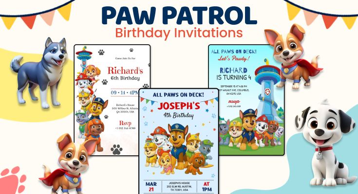 10+ Paw Patrol Birthday Invitation Templates - Design Ideas & Trends