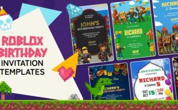 Top Roblox Birthday Invitation Templates - Editable Designs & Ideas