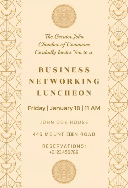 Sandy Beach Event Invitation